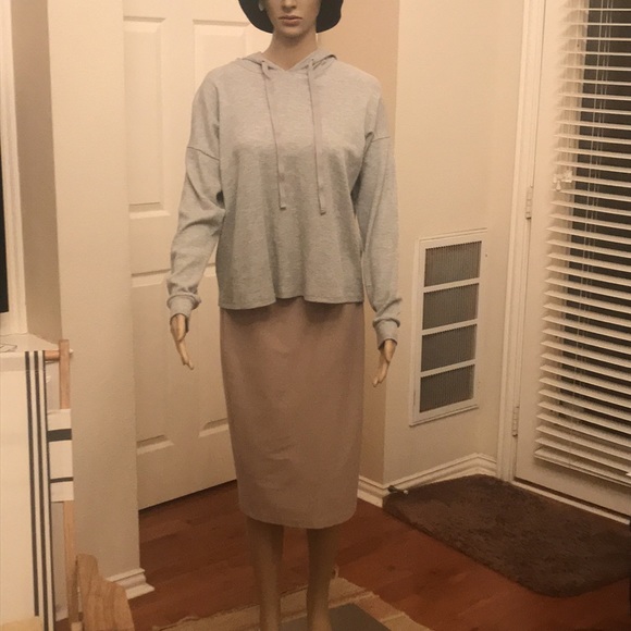 Eileen Fisher Cozy Waffle Knit Hooded Top  Sz XXS - Picture 6 of 14